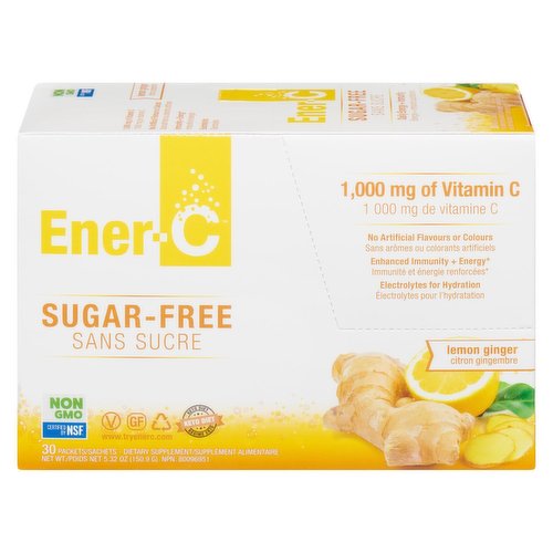 Ener-C - Sugar Free, Lemon Ginger