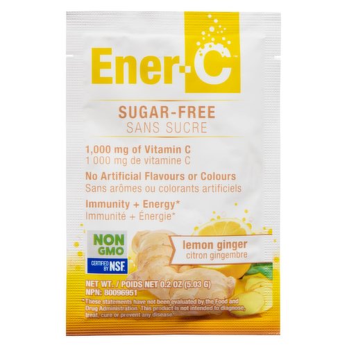 Ener-C - Lemon Ginger Sugar Free