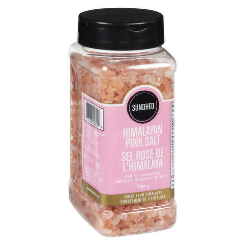 Sundhed Pink Himalayan Salt Grinder Coarse, 13.75 oz