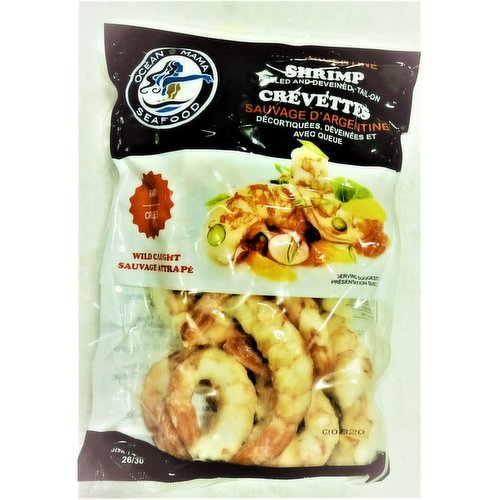 Ocean Mama - Frozen Argentina Shrimp 26/30 PTO