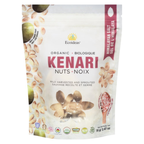 ECOIDEAS - Nuts Kenari Himalayan Salt Organic