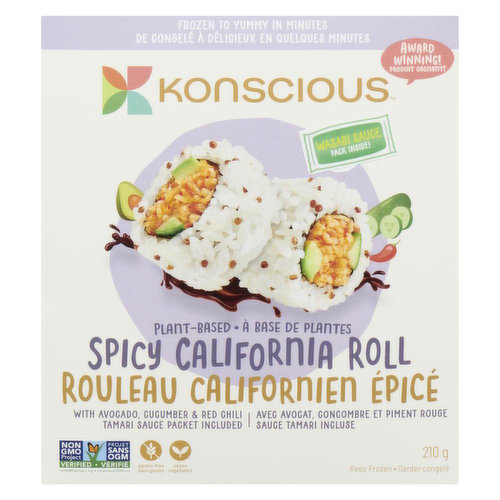 Konscious - Plant-based Spicy California Roll