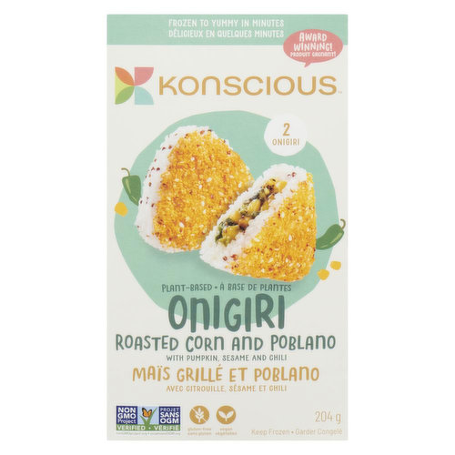 Konscious - Plant-based Onigiri Corn & Poblano