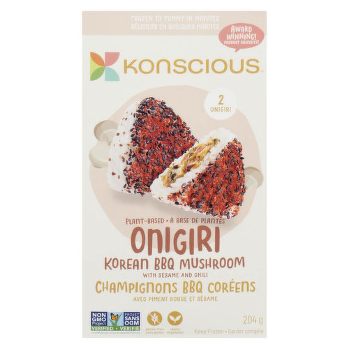 Konscious - Plant-based Onigiri BBQ Mushroom