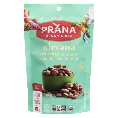 Prana - Nirvana Sea Salted Almonds Organic