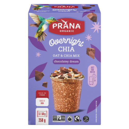 Prana - Organic Overnight Chia - Chocolatey Dream