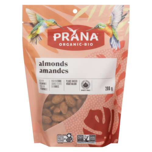 Prana - Raw Almonds Organic GF