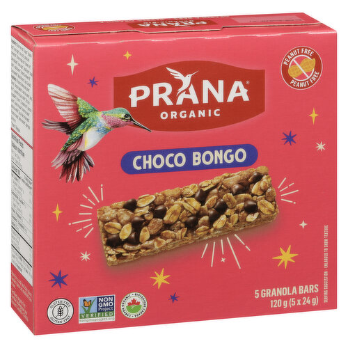 Prana - Granola Bar Chocolate Bongo Organic