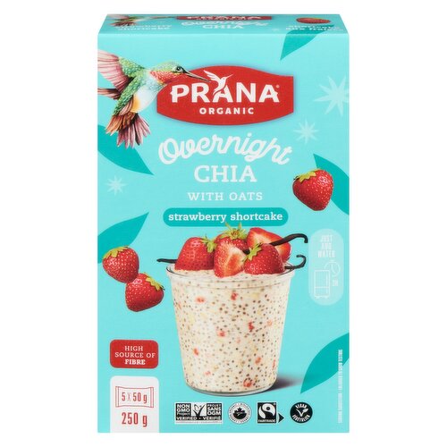 Prana - Overnight Chia Strawberry Shortcake