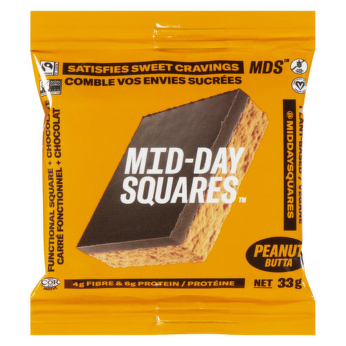 Mid-Day Squares to satisfy sweet cravings.