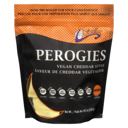 Stellas - Perogies Vegan Cheddar Style