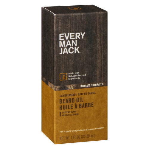 EVERY MAN JACK - Beard Oil Sandalwood