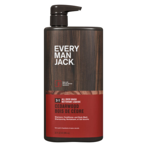 Every Man Jack - Cedarwood 3-In-1 All Over Wash