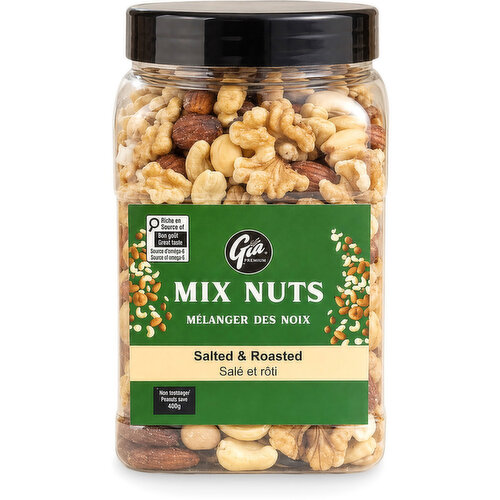 Gia Naturals - Mixed Nuts, Salted & Roasted Flavour