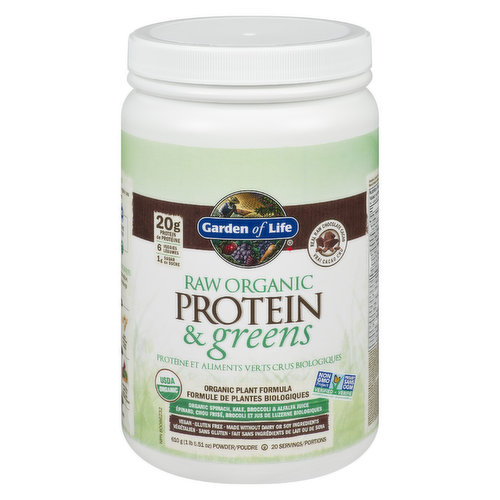 Garden of Life - Proteins & Greens Chocolate