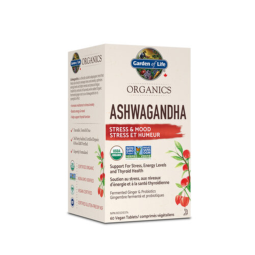 Garden of Life - Organics Ashwagandha Stress and Mood Support