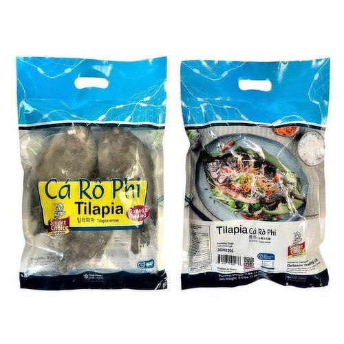 Smart Choice - Frozen Tilapia - Gutted and Sealed