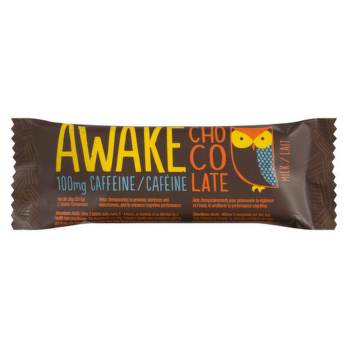 Awake Chocolate - Milk Chocolate Bar