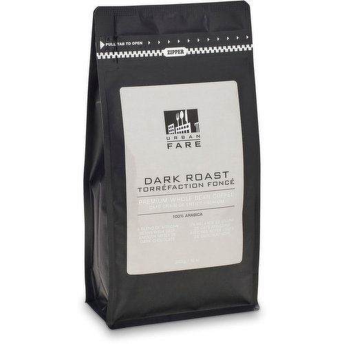 Urban Fare - Premium Whole Bean Coffee - Dark Roast