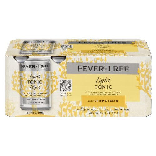 FEVER TREE - Tonic Water Light Cans