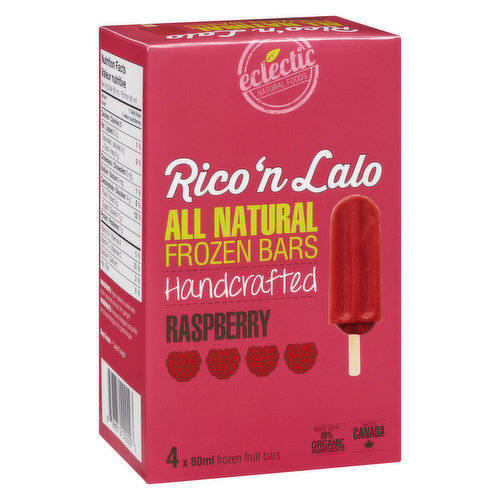 Rico 'n Lalo - Handcrafted Fruit Bars - Raspberry