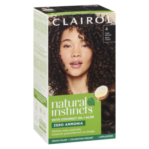 Clairol - Natural Instincts - 4 Dark Brown