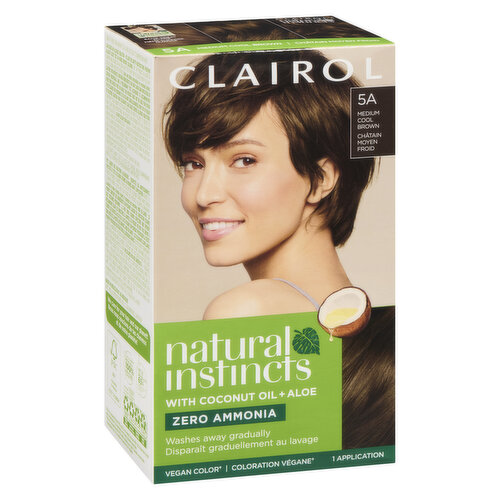 Clairol - Natural Instincts - 5A Medium Cool Brown