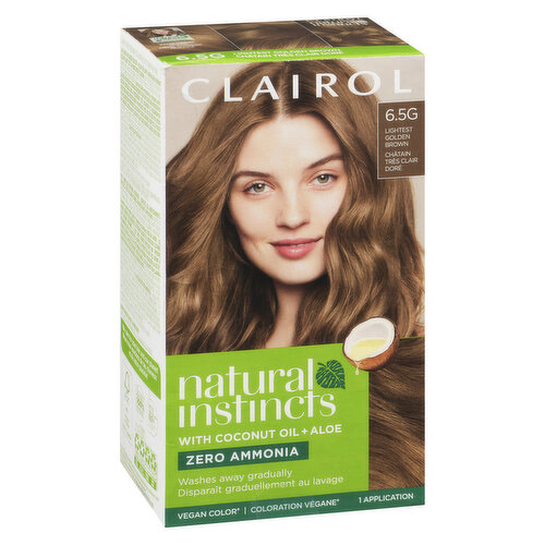 Clairol - Natural Instincts - 6.5G Lightest Golden Brown