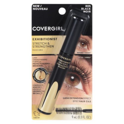 Cover Girl - Exhibitionist Stretch & Strengthen Mascara Black