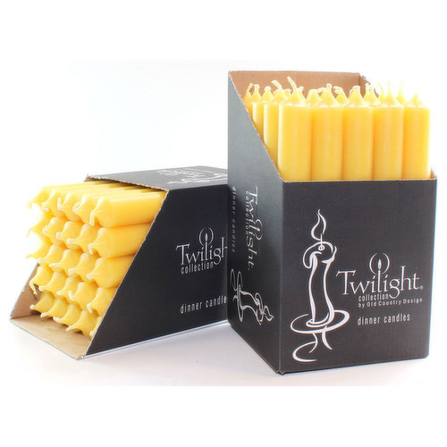 Twilight - Candle 7 Inch Lemon Chiffon