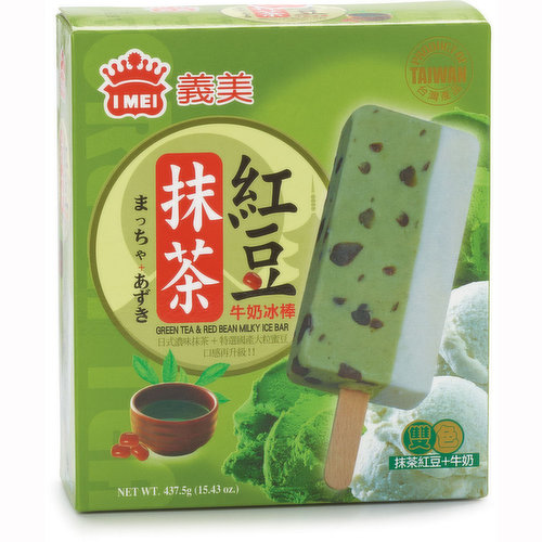 I-MEI - Green Tea/Red Ben Milky Ice Bar