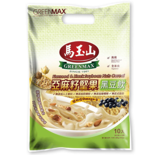 GREENMAX - Flaxseed & Black Soybean Nuts Cereal