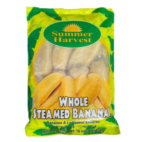 Summer Harvest - Whole Steamed Saba Bananas