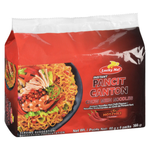 Lucky Me - Pancit Canton Hot Chili Flavor