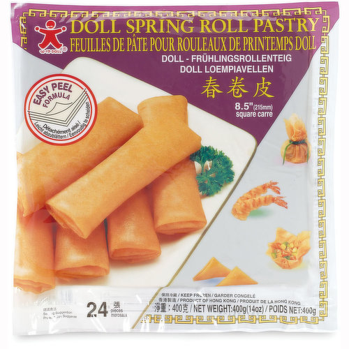 Doll - Spring Roll Pastry 8.5 In