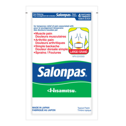 Salonpas - Pain Relieving Large Patch