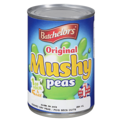 Nothing beats the flavour of British peas. We source the very best so they're full of taste. They're great in many recipes but our mushy peas are the perfect partner for fish 'n' chips.High in fibre