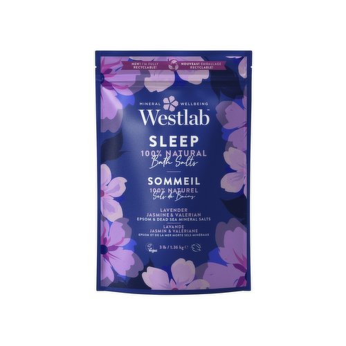 West Lab - Sleep Bath Salts Lavender Jasmine & Valerian