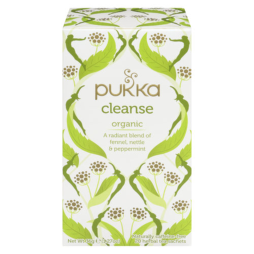 Pukka Tea - Organic Herbal Tea Bags, Cleanse