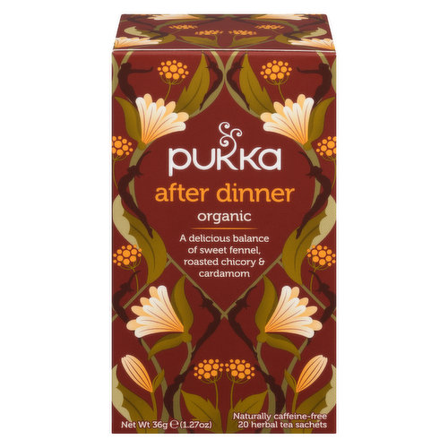 Pukka Tea - Organic Herbal Tea Bags - After Dinner