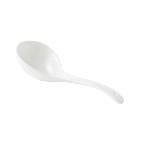 CBL - Bone Ceramic Soup Ladle White