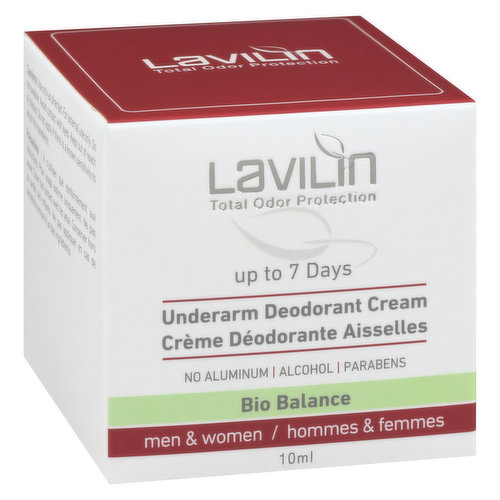 Lavilin - Deodorant Cream 7 days