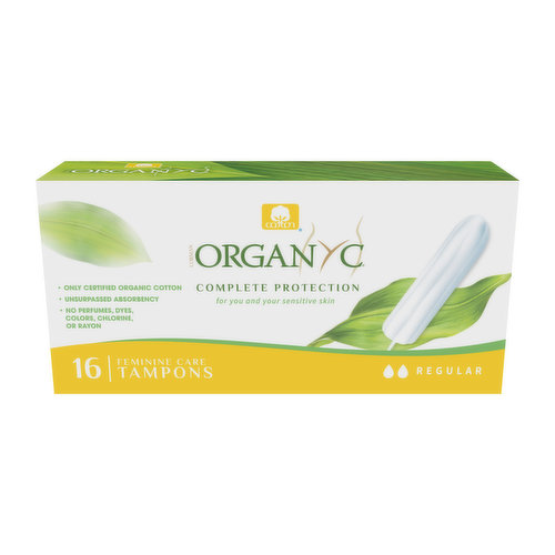 Organyc - Tampons Regular No Applicator