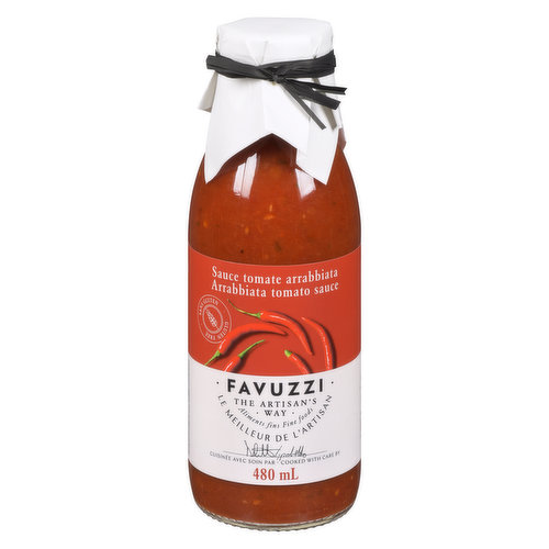 Favuzzi - Tomato Pasta Sauce, Arrabbiata sauce (Chili pepper)