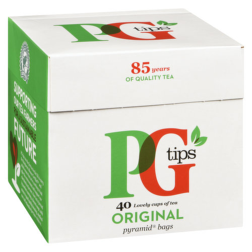 Lipton Tea Pg Tips Pyramid Extra Strong - 40 Count - Safeway