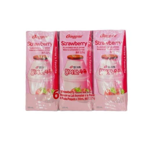 Binggrae - Strawberry Flavoured Milk Drink