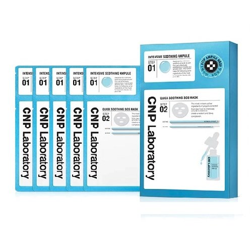 CNP - Laboratory 2-Step Quick Soothing S.O.S Mask (5 Sheets)