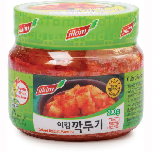 A staple in Korean cuisine, kimchi is commonly served as a side dish. Imported directly from Korea.