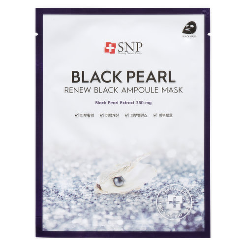 SNP - Black Pearl Ampoule Mask