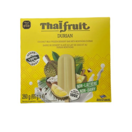 ete - Coconut Milk Frozen Dessert Bar with Monthong Durian